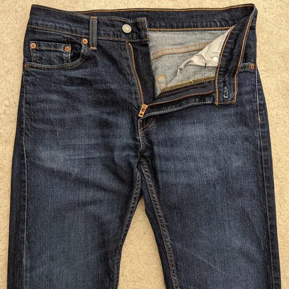 Levi's 505 jeans 30W x 32L - Picture 3 of 11